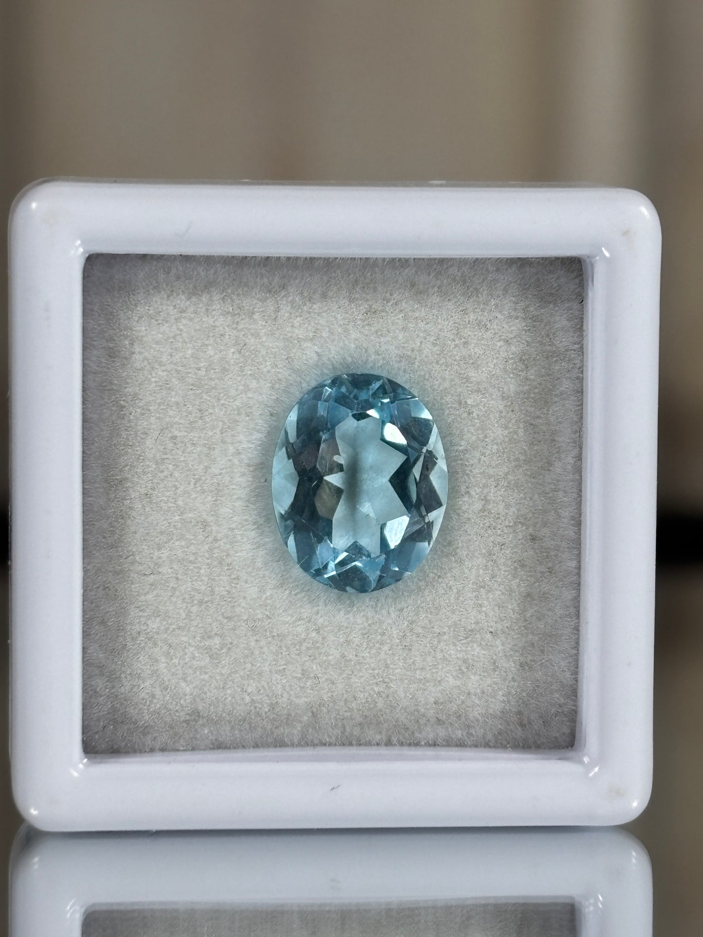 Topacio swiss blue 10x8 mm