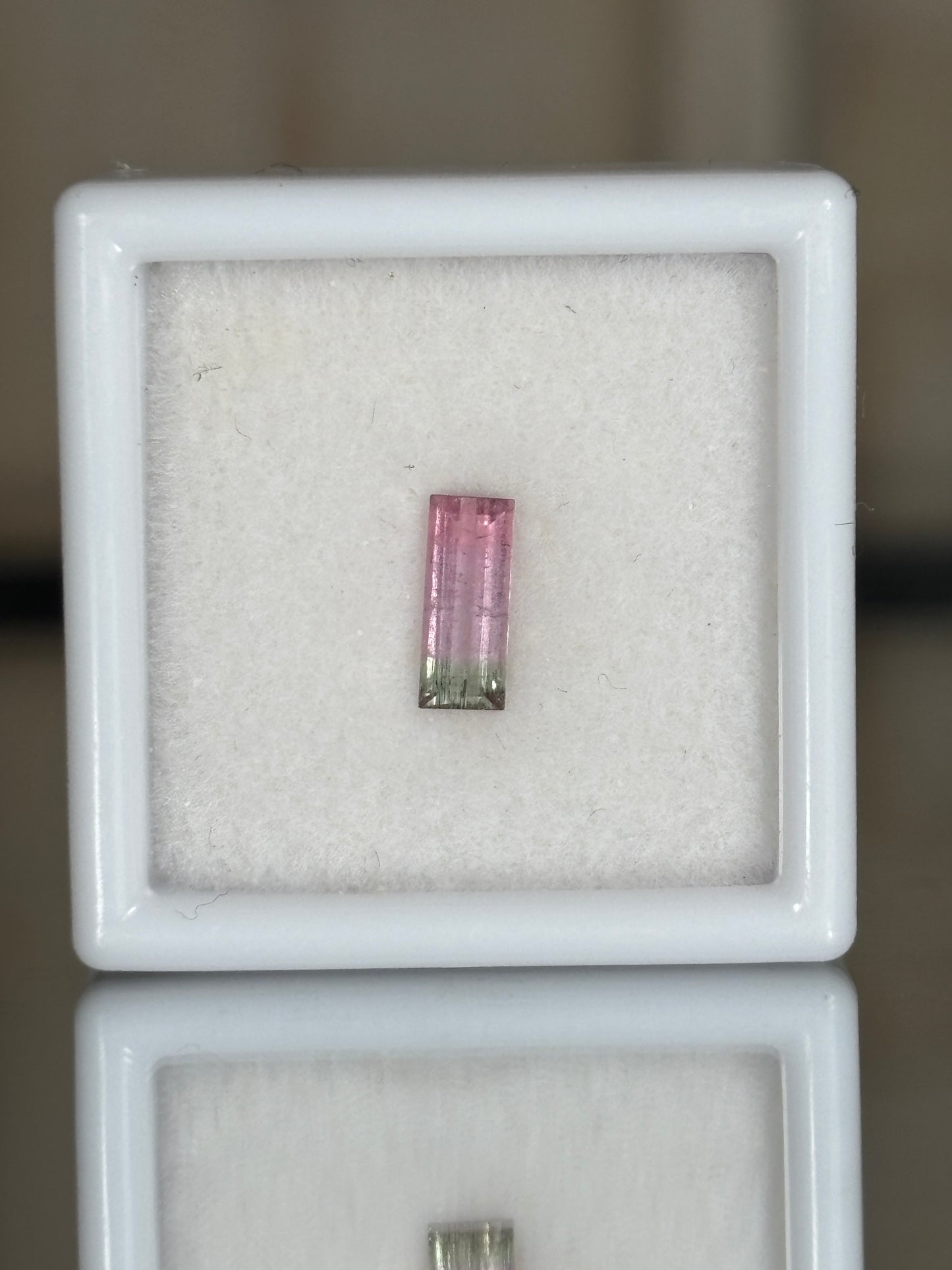 Turmalina sandía 7x3 mm